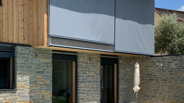 toldo vertical exterior Aluminis Vilardell